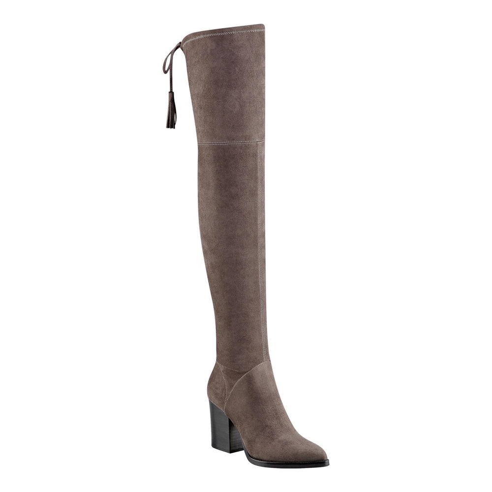 Marc Fisher Alinda OTK Stretch Boot - Dark Grey